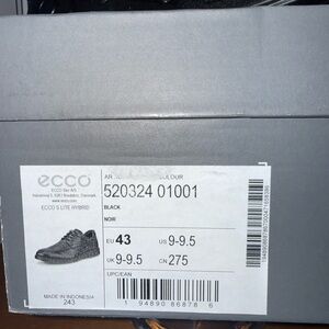 Ecco Black Men's Oxfords - S-Lite Hybrid Lace-Up